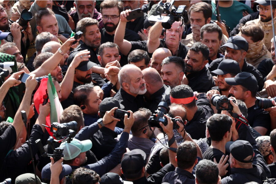 Ahmad Vahidi non si era mostrato dai giorni della guerra per timore di essere assassinato