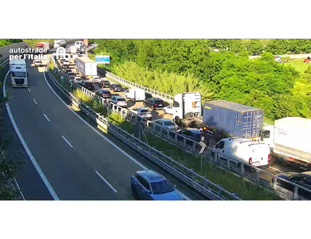 Tamponamento in A10 tra Savona e Ventimiglia, otto chilometri di coda