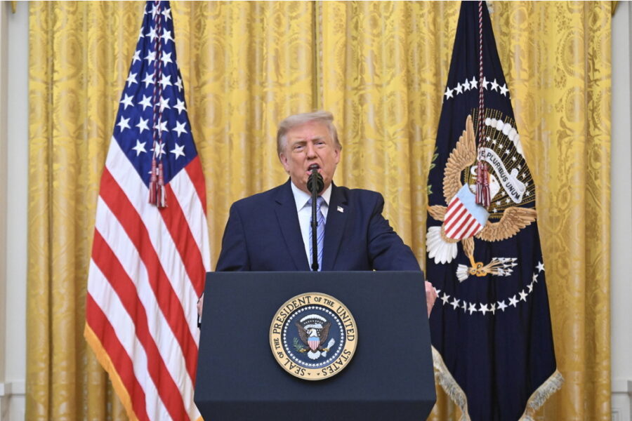 Il presidente parla agli americani