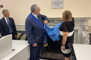 Villa Gallia, inaugurata la sala polifunzionale intitolata al professor Emilio Russo