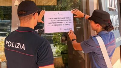 Risse, alcol e droga, bar di Mariano chiuso per 20 giorni dal questore