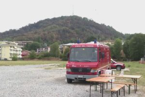 Monte Goi, elicottero ancora in azione. Prosegue la bonifica. Riaperta la via Oltrecolle