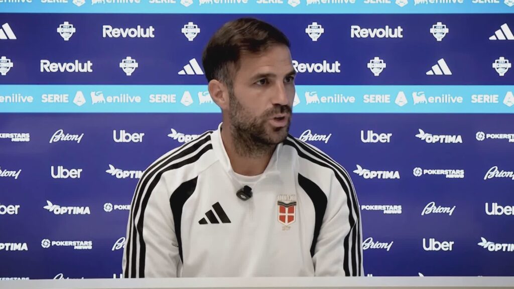 Cesc Fabregas e l'esordio del Como a Udine: 