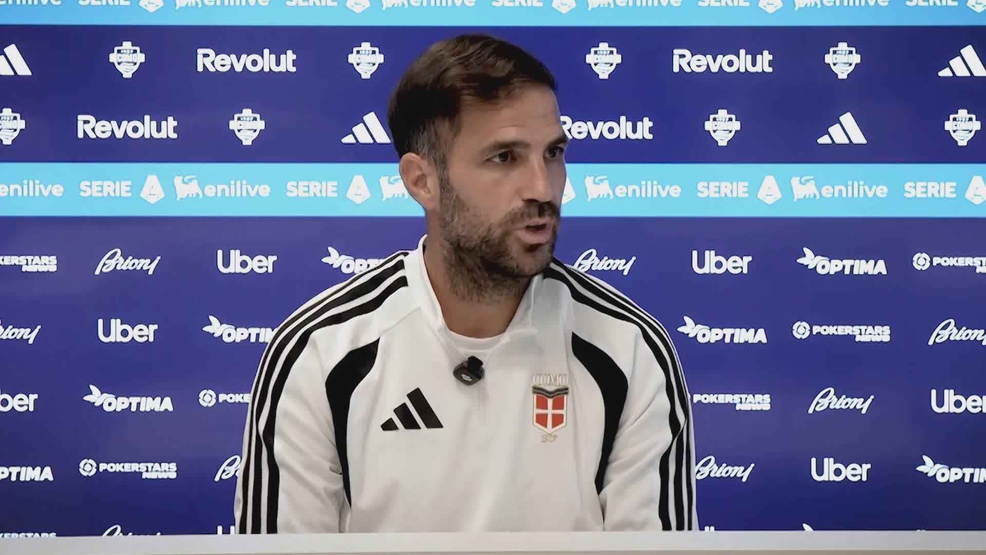 Cesc Fabregas e l’esordio del Como a Udine: “Inizia una stagione speciale”