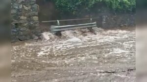 Temporali e grandine, allagamenti in Altolago. Regina chiusa a Domaso