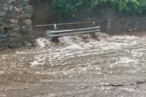 Temporali e grandine, allagamenti in Altolago. Regina chiusa a Domaso
