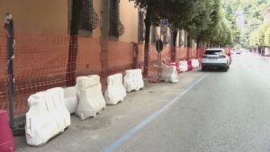 Como, cantieri in corso. Corsia chiusa in viale Varese fino a fine novembre