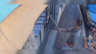 Vetrina spaccata a badilate in via Borgo Vico a Como. Il video