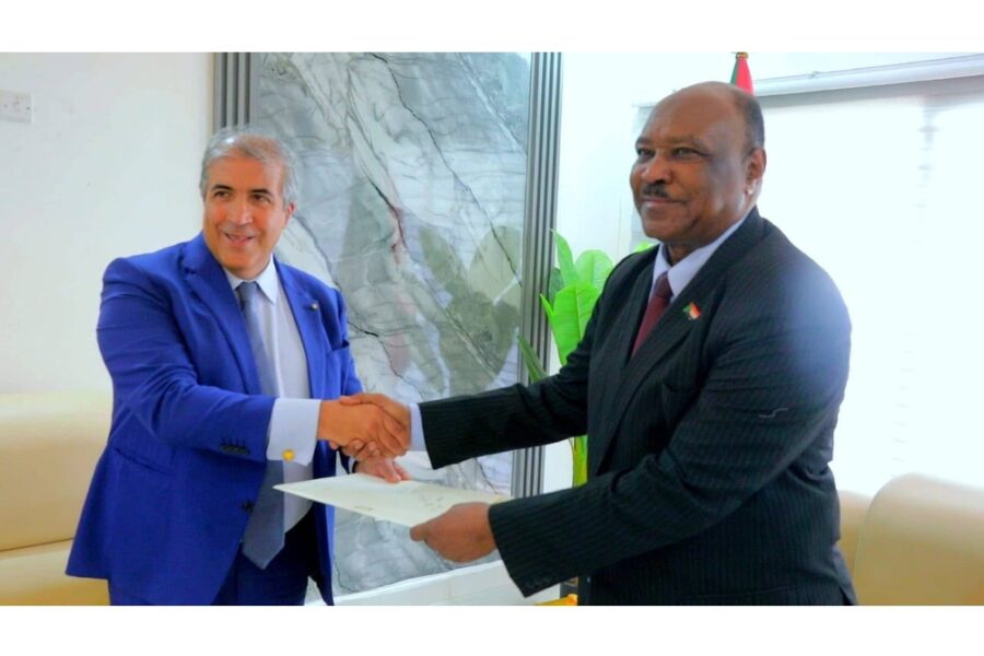 Prima a Port Sudan poi nella capitale per presentare le lettere credenziali