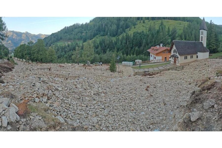 Sulla strada provinciale di Pampeago