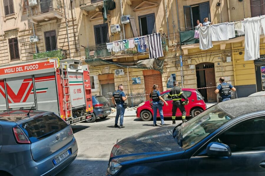 Intervento dei vigili del fuoco e dei sanitari del 118