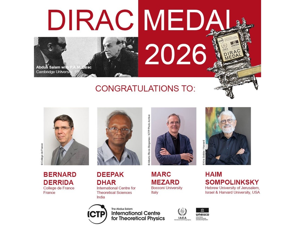 Dal granello che scatena valanghe all’IA: la Medaglia Dirac premia la complessità