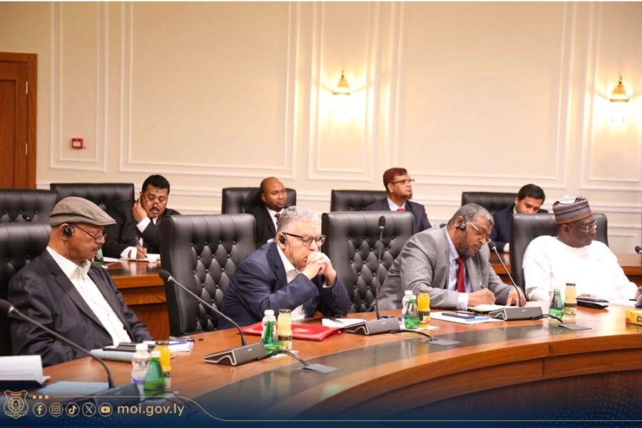 Durante una riunione a Tripoli con ambasciatori Paesi africani e arabi