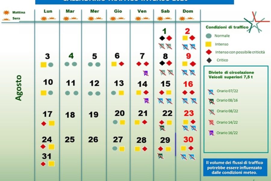 In attenuazione tra il pomeriggio di sabato e la mattina di domenica