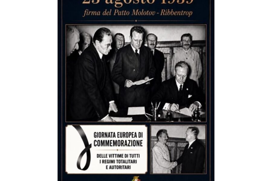 Oggi anniversario firma Patto Ribbentrop-Molotov e Giornata vittime totalitarismi