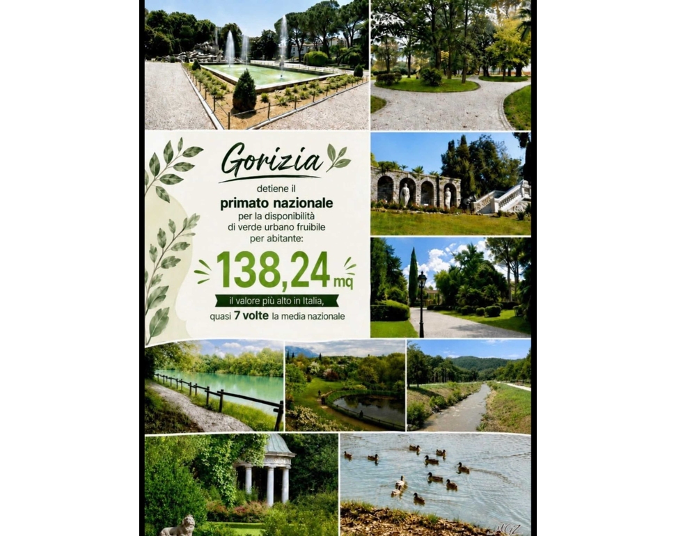 Gorizia è la capitale italiana del verde fruibile