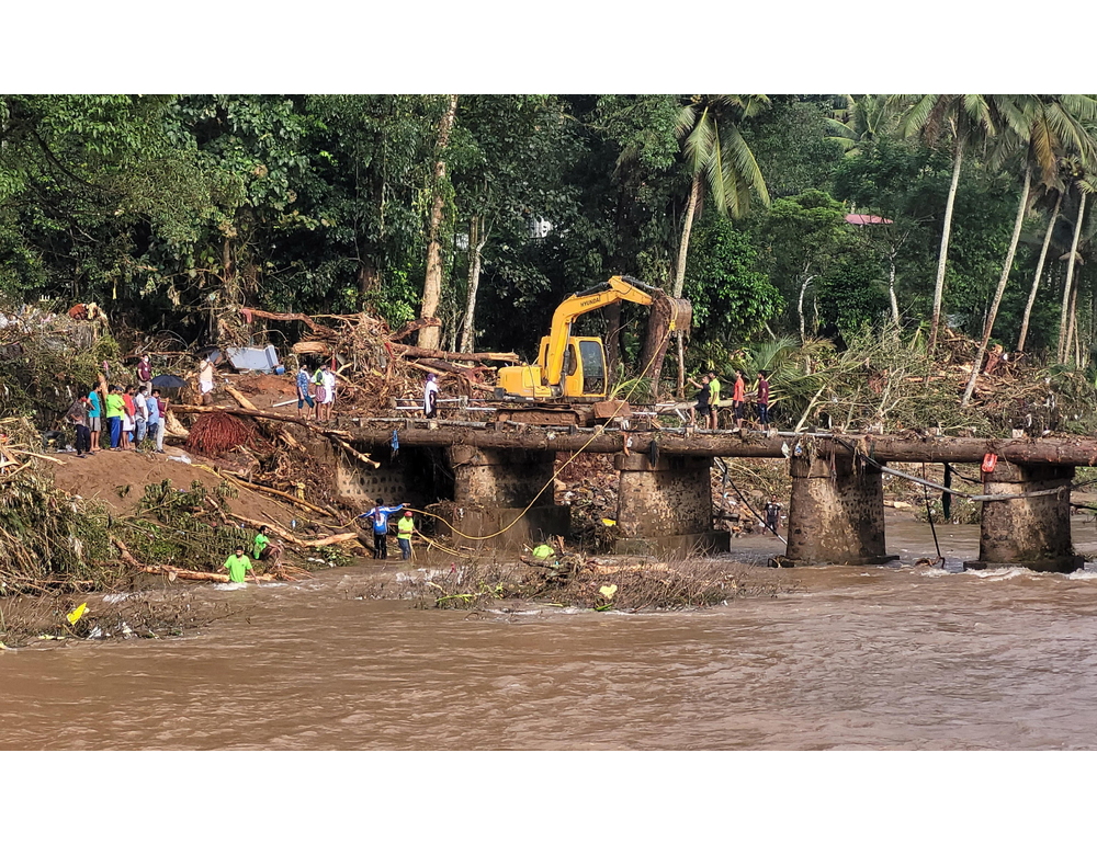 India, almeno 8 morti nel Kerala a causa di frane e inondazioni