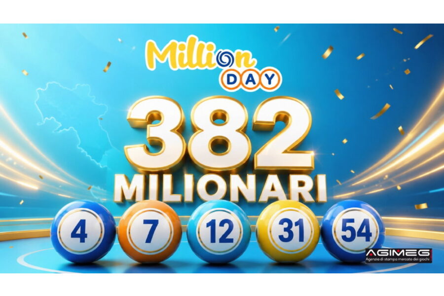 Indovinata la sequenza di 5 numeri al MillionDay