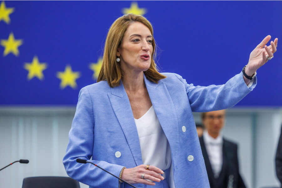 La presidente del Pe ricorda le elezioni presidenziali del 9 agosto 2020 e le proteste