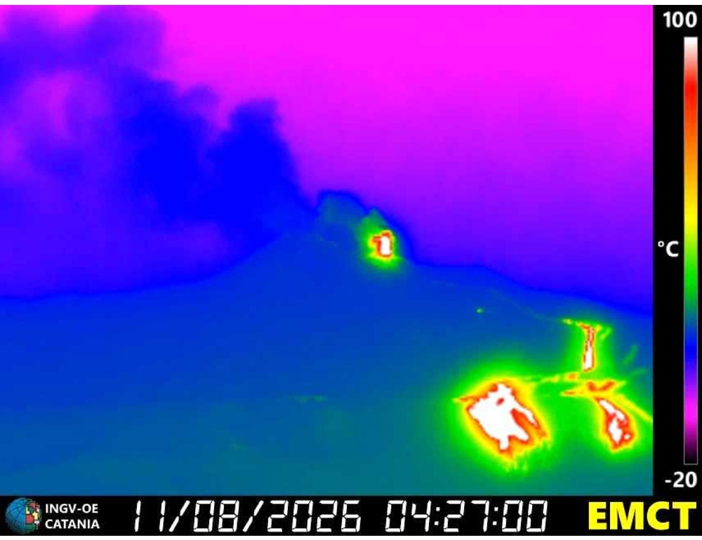 Nuova bocca eruttiva sull’Etna, si è aperta nella Valle del Bove