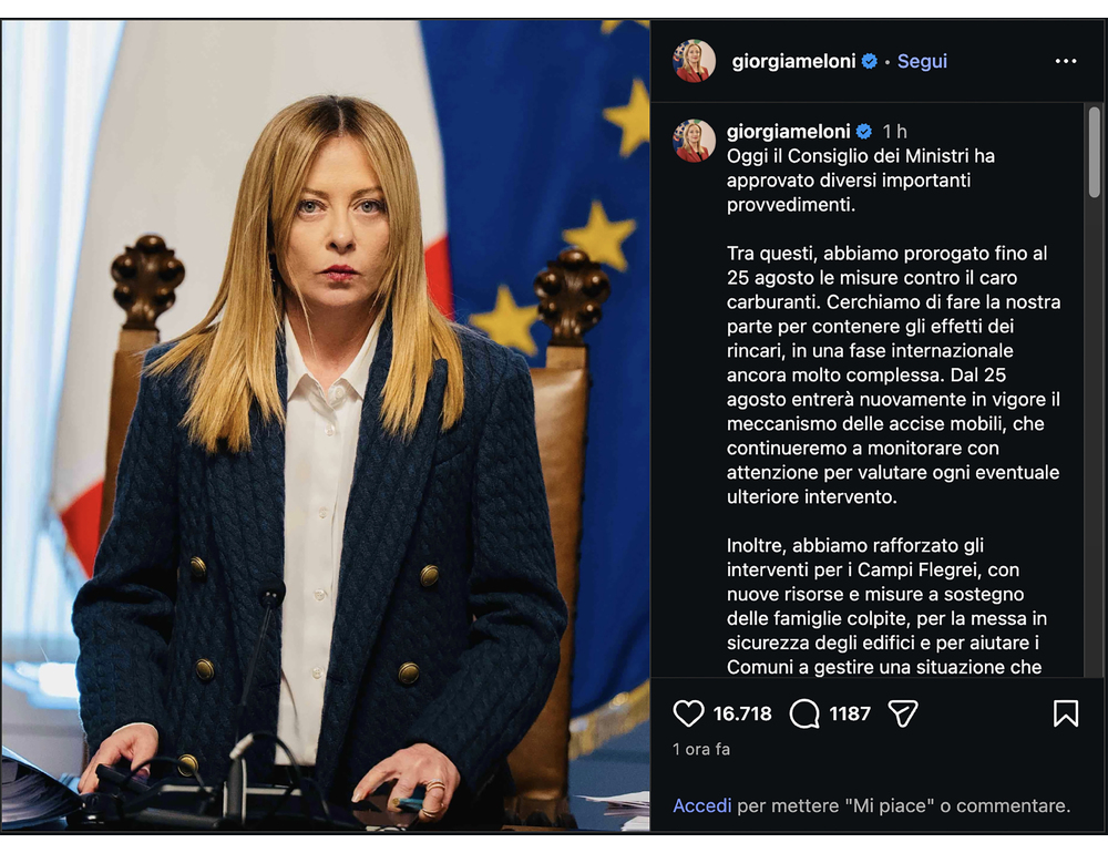 Ponte Morandi: Meloni, ‘l’Italia non dimentica, sicurezza sia sempre una priorità’