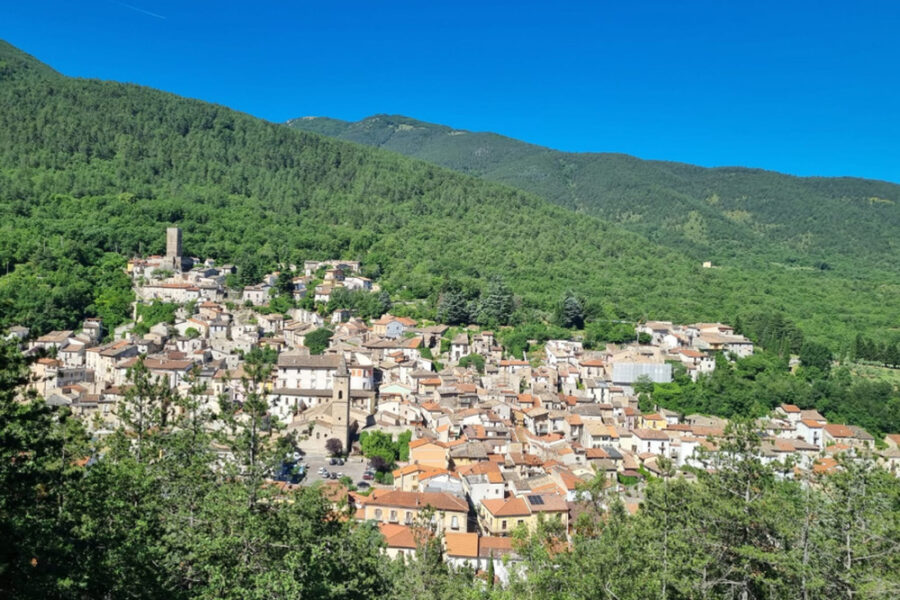 Era in alta montagna per un'escursione