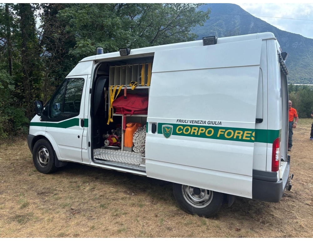 Spento l’incendio sui monti del Friuli