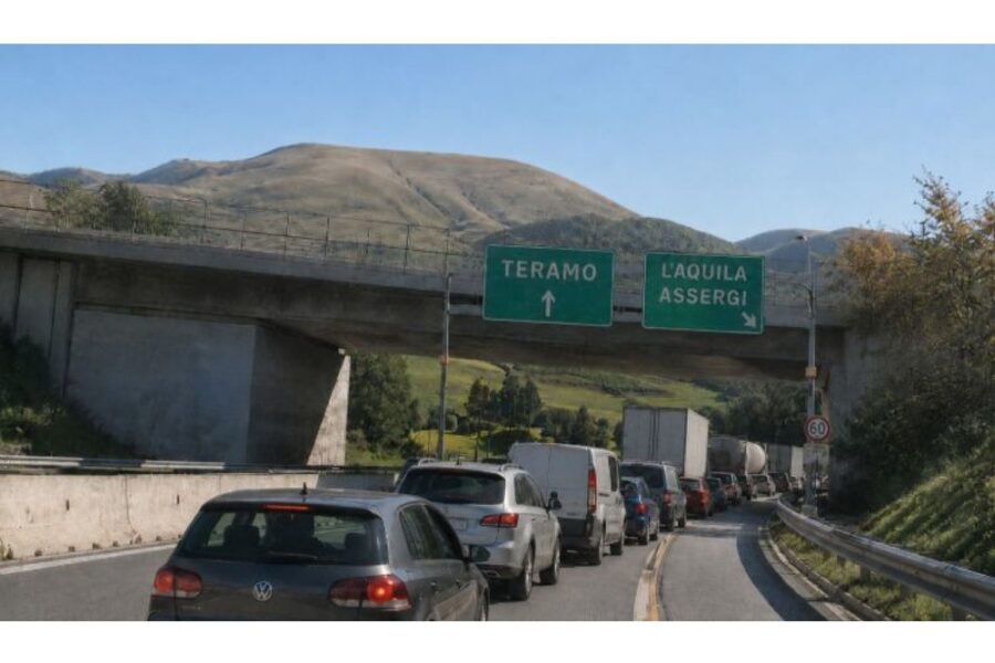 Pesanti le ripercussioni sulla viabilità nel pieno degli spostamenti per Ferragosto