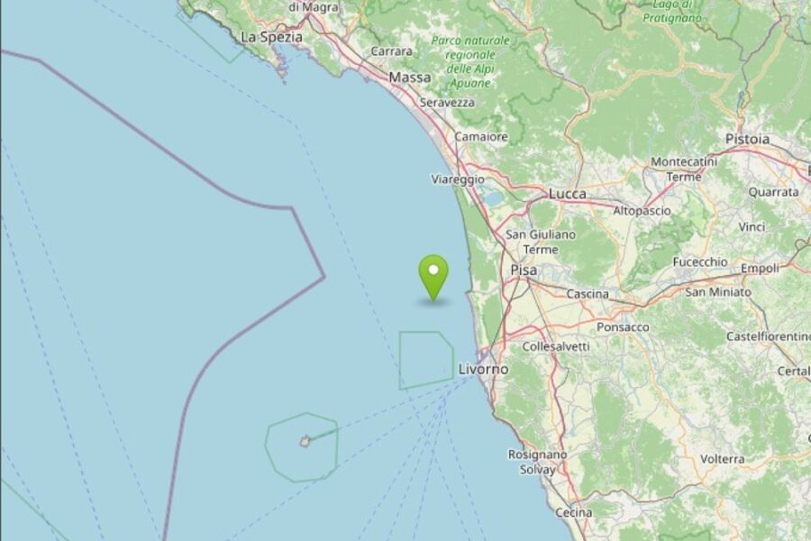 Avvertita nelle province di Pisa