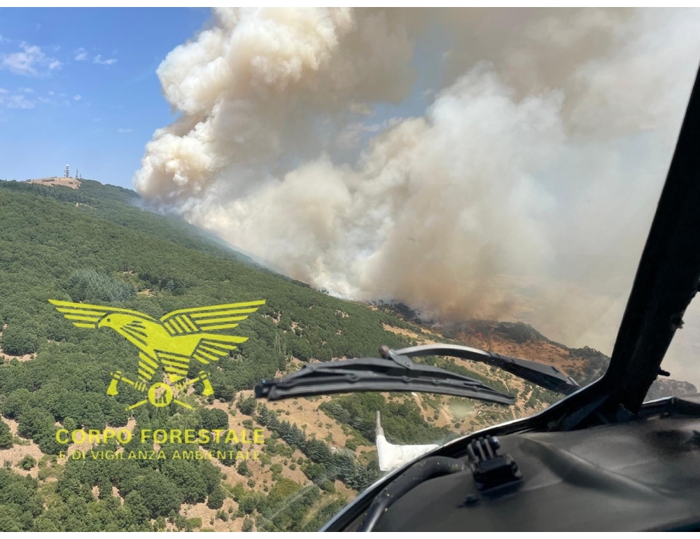 Tre Canadair per domare fiamme nel Sassarese, uno in avaria