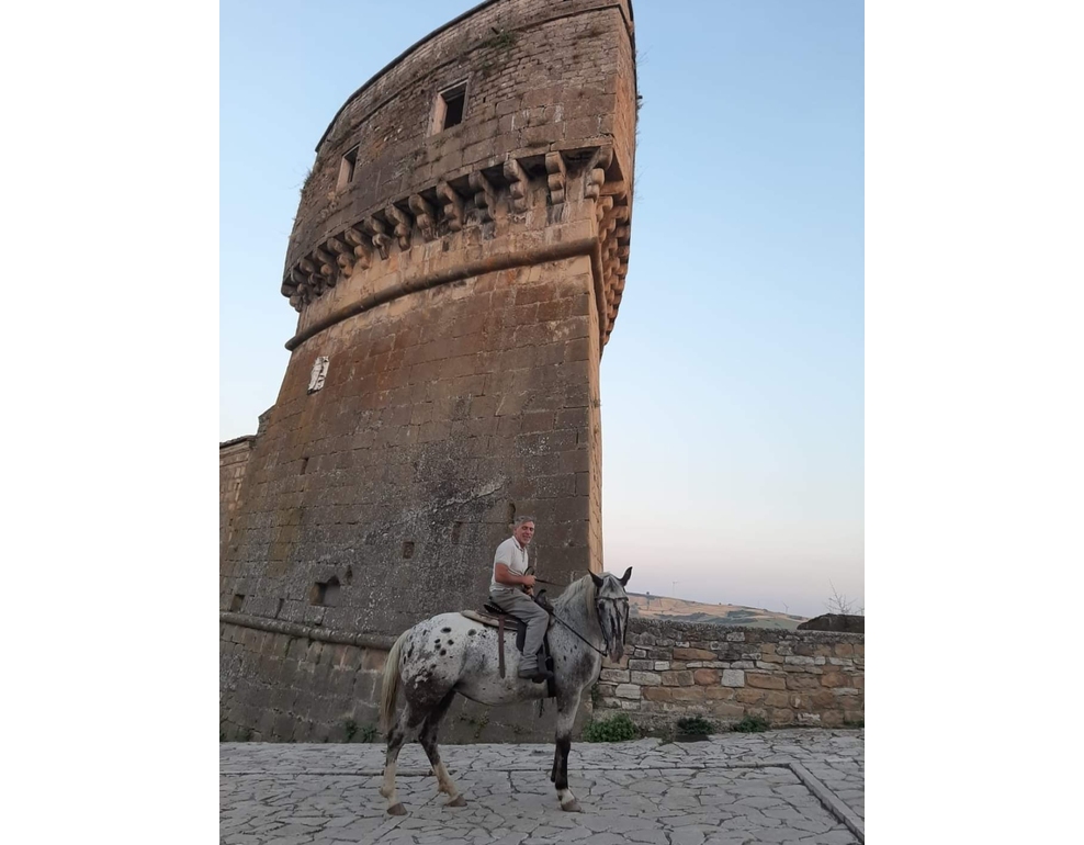 ‘Troppo caro usare l’auto, vado al lavoro col cavallo’