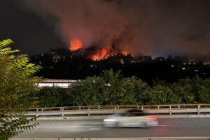 Monte Goi, indagine della procura di Como per incendio boschivo colposo