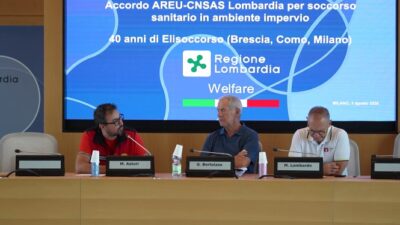 soccorso alpino, Areu, Regione Lombardia