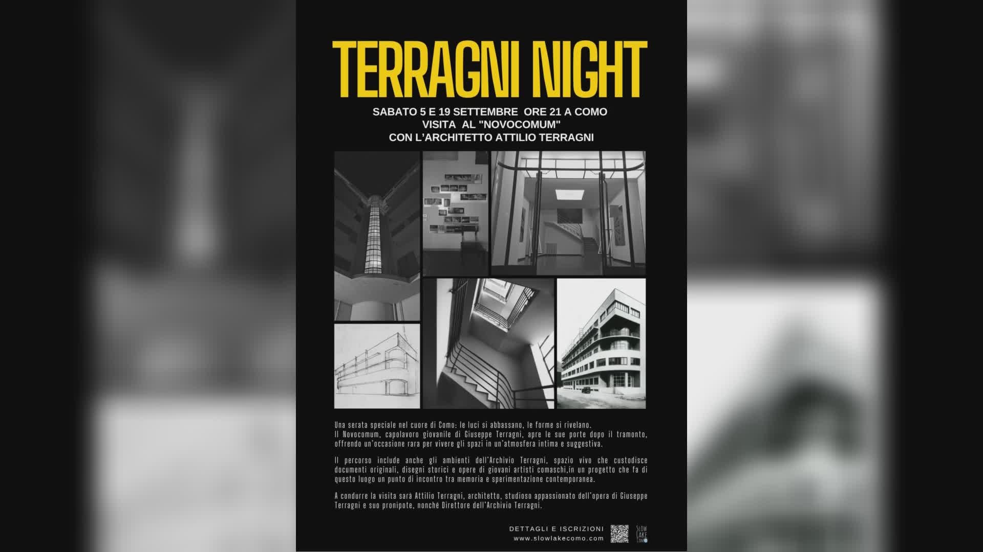 Il Novocomum apre di sera. Sabato 5 e 19 settembre visite guidate con il pronipote di Terragni