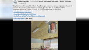 Rapinese: “Se via Fiume non va bene, per coerenza dovremmo chiudere il 90% delle scuole d’Italia”