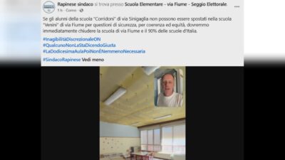 Rapinese: “Se via Fiume non va bene, per coerenza dovremmo chiudere il 90% delle scuole d’Italia”