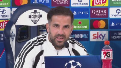 Fabregas: “In Champions con la mentalità di sempre. Guai a sentirsi appagati”