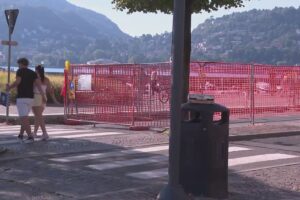 Rivoluzione di viale Geno, partiti i lavori. Oggi l’asfaltatura del lungolago di Como