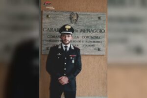 Il capitano Guglielmo Alverone è il nuovo comandante della compagnia carabinieri di Menaggio