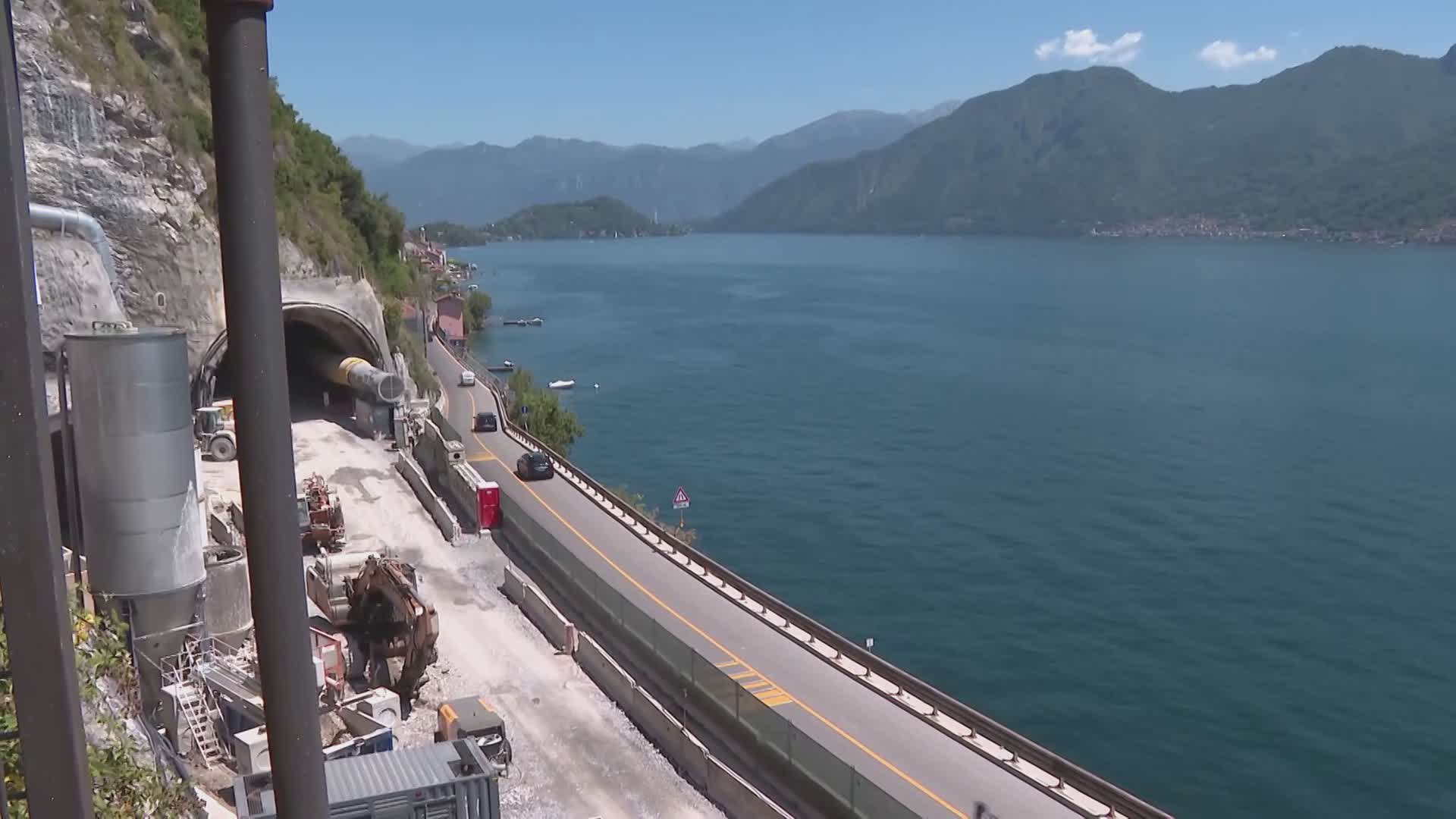 Tremezzina, cantiere a pieno ritmo, la soddisfazione del ministro Locatelli e dell’assessore Fermi