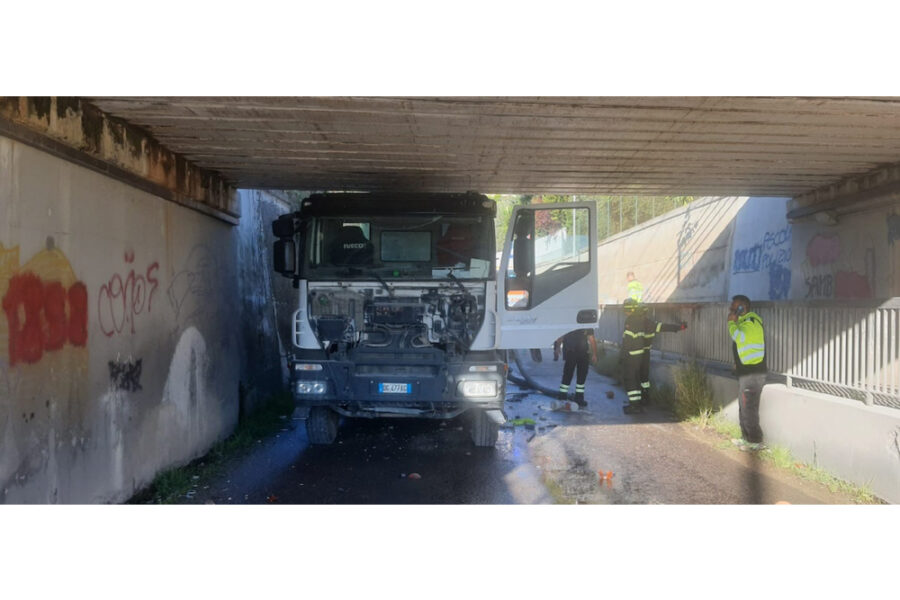 Danneggiata l'infrastruttura