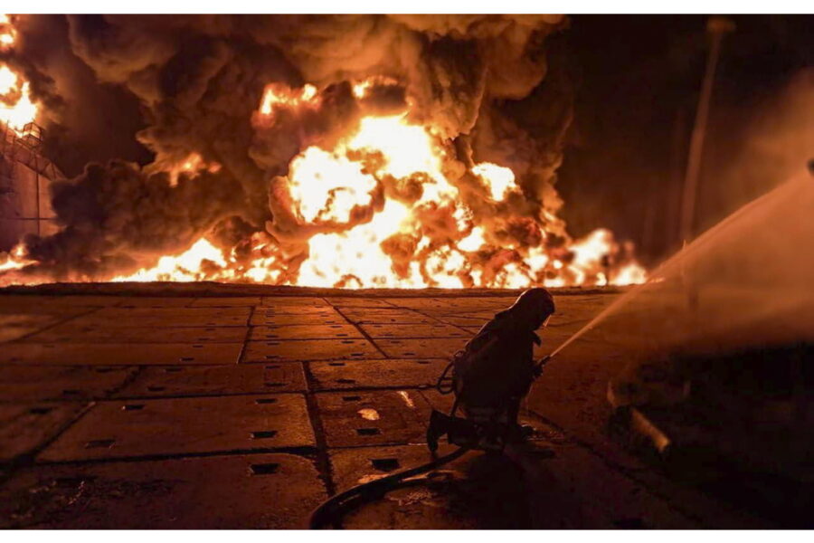 Danneggiate le infrastrutture civili