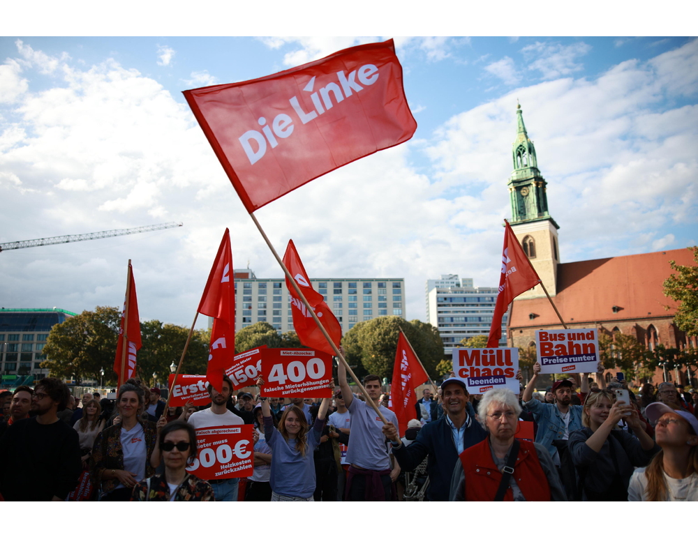 Exit poll Berlino, Linke prima al 26%, Cdu segue al 20%, Afd al 13,5%