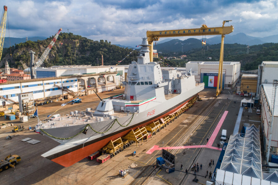 Cerimonia nel cantiere navale del Muggiano alla Spezia
