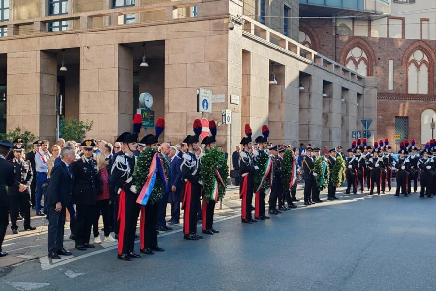 Commemorazione a Milano con Nando e Rita