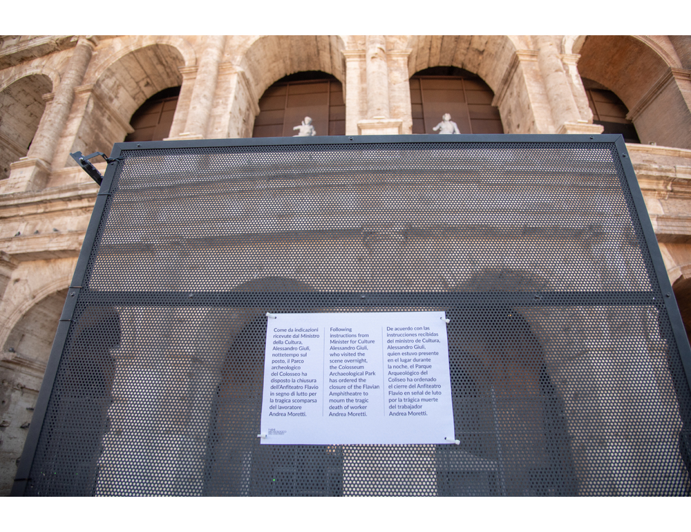 Il Colosseo resterà chiuso fino a sabato 26 settembre