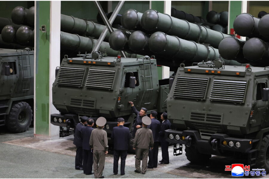 Il leader nordcoreano Kim Jong Un ha assistito al lancio