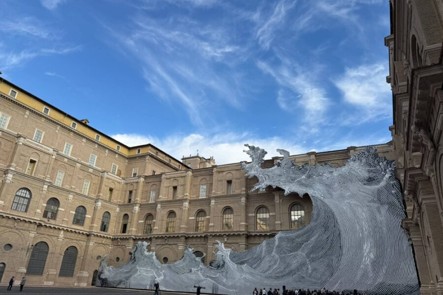 Attesa per il Papa che inaugura 'Aqva'