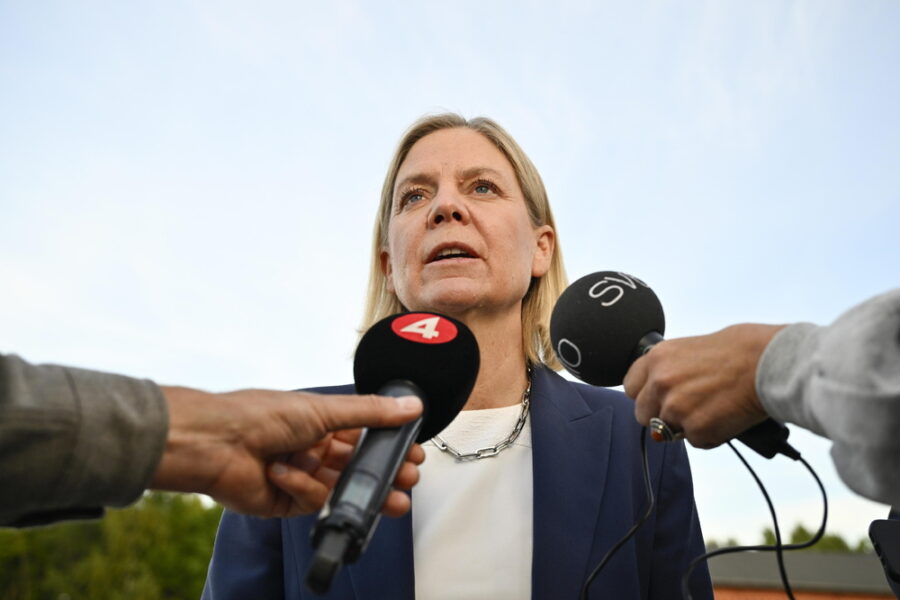 La coalizione di Andersson aveva vinto per soli 3 seggi