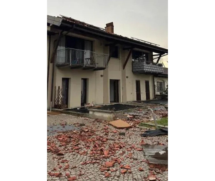 Maltempo nel Cremonese, alcune case scoperchiate e famiglie evacuate
